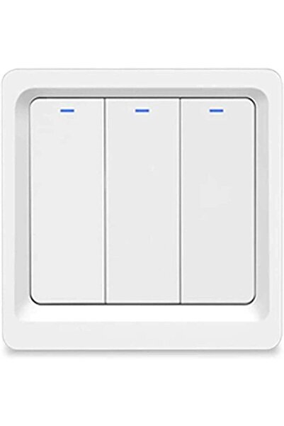 Generic مفتاح إضاءة ذكي يعمل بتقنية واي فاي، مزود بثلاثة مفاتيح لاسلكية مع جهاز تحكم عن بعد ومؤقت (أليكسا، جوجل)