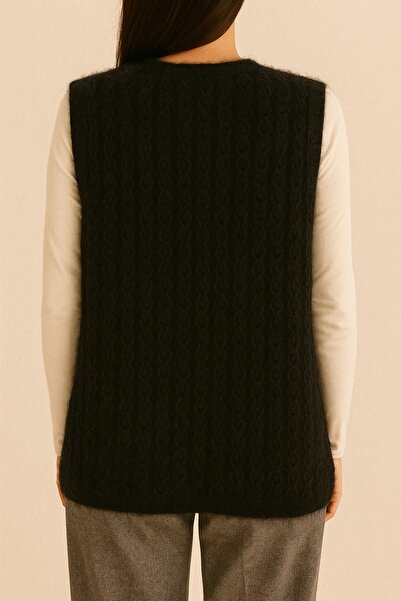 mamizya Double Pocketed Lace-Up Yumoş Vest