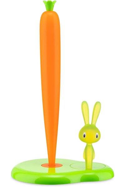 Alessi Bunny & Carrot Paper Towel Holder (ADD) - Green - ASG42/H GR