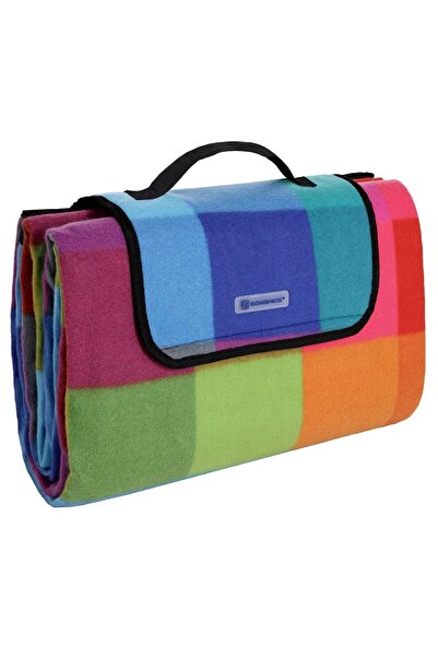 Hype Store SONGMICS GCM61c Piknik örtüsü, Renkli Kareli Desen, 195 x 150 cm AB