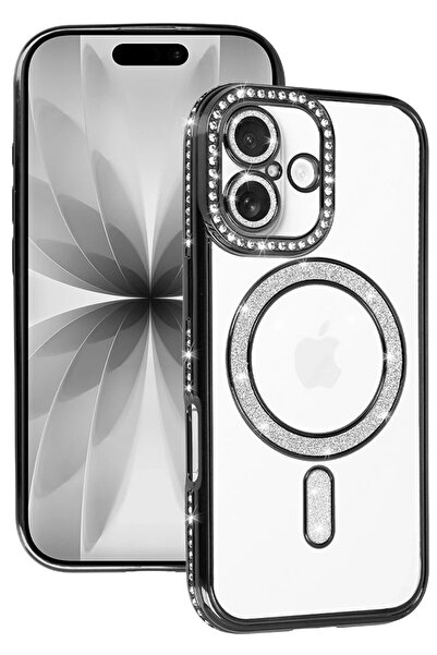 NewFace حافظة LVSQVR لهاتف آيفون 17 من آبل مع تقنية ماجنيتك سيف (01413) - أسود