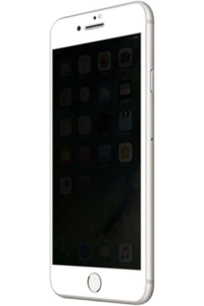 Hype Store واقي شاشة Ghost 6D GLASS متوافق مع iPhone 7 / 7G / 8 / 8G أبيض، iP...
