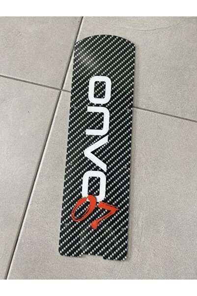 bisiklet dünyam Karbon Desenli Elektrikli Scooter Pleksi Tabanlık Yapışkanlı ...