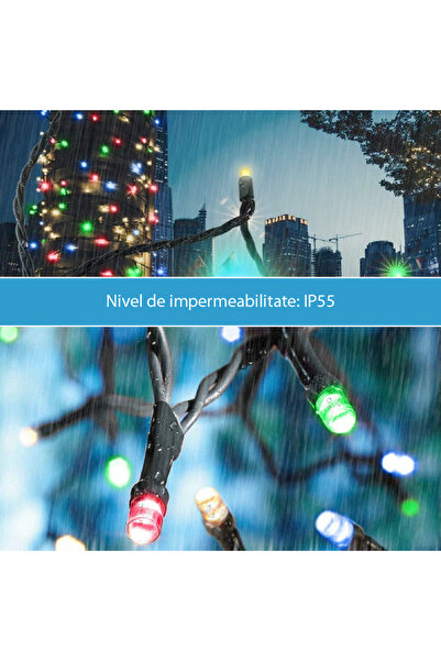 SUPER TRENDS SUPER TRENDS® LED Installation, 300 LED, 24 M, 8 Modes, IP55, Indoor and Outdoor, Multicolor