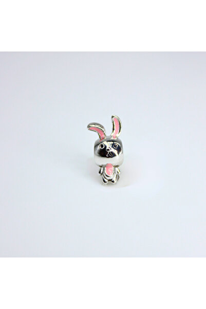 Tavşan Figürlü 925 Ayar Gümüş Charm – Cute Animals Collection