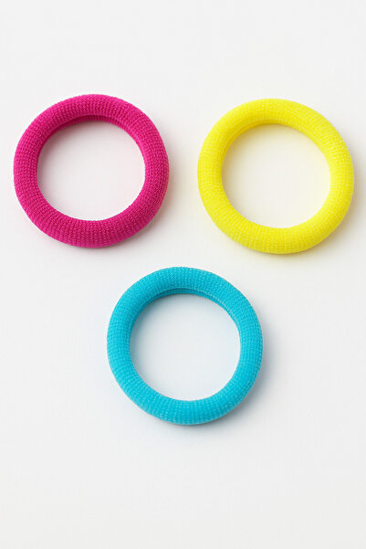 FANLEY KADIN 3'LÜ HAVLU LASTİK TOKA