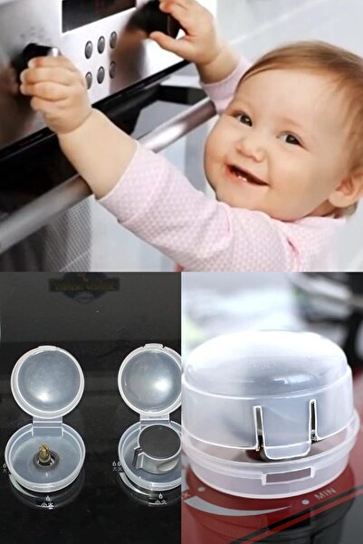 Hype Store 2 Adet Çocuk Bebek Koruma Ocak Gaz Fırın Düğmesi Güvenlik Kilidi