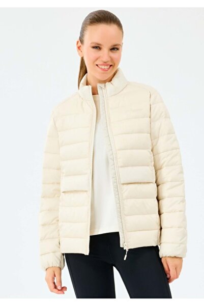SKECHERS W Essential Outerwear Padded Jacket S231240 Women's Coat Beige