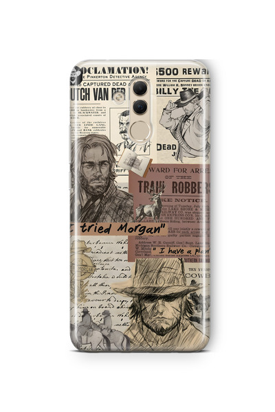 FLAMENKO حافظة هاتف شفافة متوافقة مع نمط غربي لهاتف هواوي ميت 20 لايت