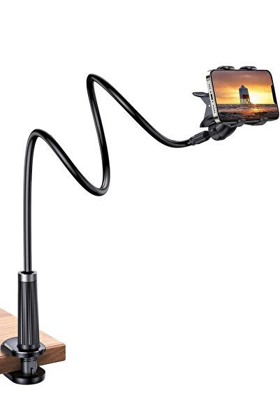 Hype Store Flexible Flexible Bed Table Phone Holder Black 90 cm