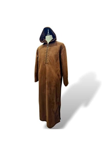 GENERAL'S Moroccan velvet bisht lined with fur