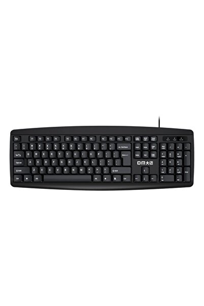 Hype Store لوحة مفاتيح Q باللغة الإنجليزية مع كابل DM K10 أسود