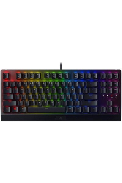 Hype Store BlackWidow V3 Tenkeyless (مفتاح أخضر) - لوحة مفاتيح ميكانيكية مدمج...