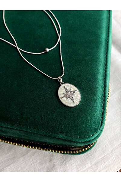 Miltonia North Star Double Steel Necklace