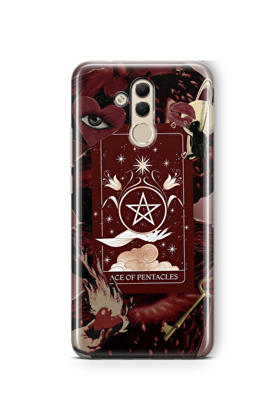 FLAMENKO حافظة هاتف شفافة بنمط بطاقة التارو متوافقة مع هاتف هواوي ميت 20 لايت