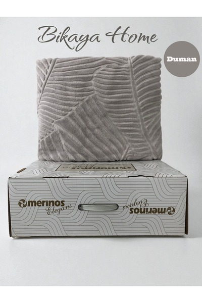 Bikaya Home Elegans Embossed Single Blanket - Original Box - 160X220 cm - New Colors and Patterns
