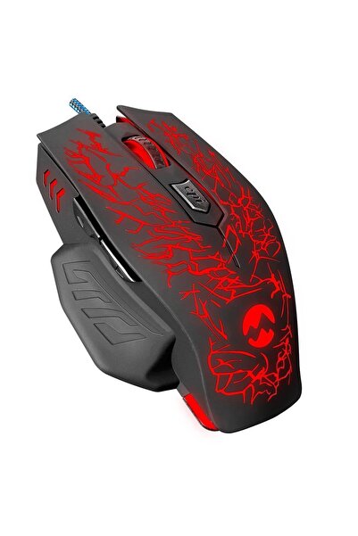 Hype Store Sm-700 Wired Gaming Mouse, USB Port, Black