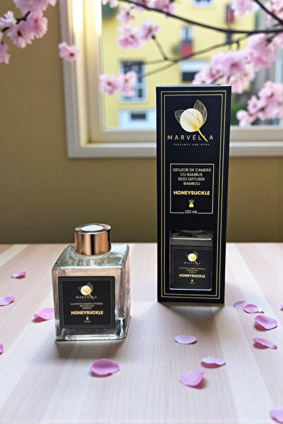 Marvella Premium room freshener, with bamboo sticks, Honeysuckle, 120 ml