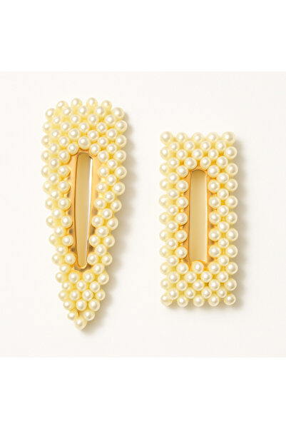 Srctech Pearl Side Hair Clip Set of 2