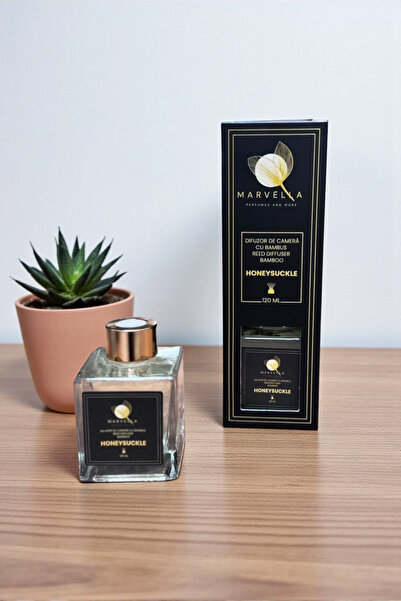 Marvella Premium room freshener, with bamboo sticks, Honeysuckle, 120 ml
