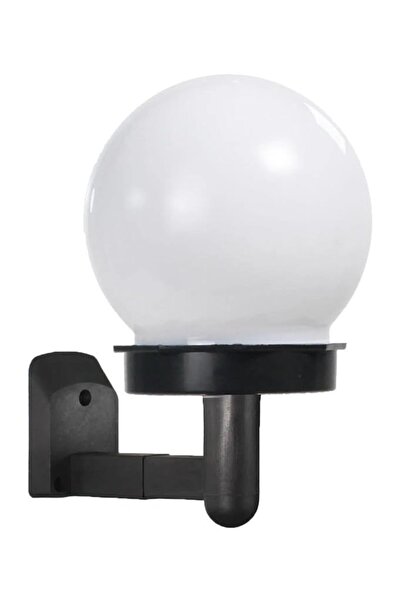 E&D Collection Şahnet Solar Bahçe Lambası Beyaz - Güneş Enerjili Duvar Armatür