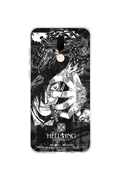 FLAMENKO حافظة هاتف شفافة بنمط الرسوم المتحركة متوافقة مع هاتف Huawei Mate 10...