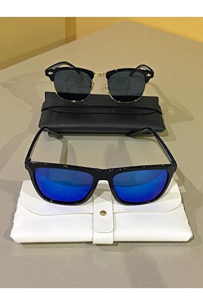 NEW STYLE Men's sunglasses set with UV400 protection, comfortable and suitable for driving, fits most face shapes