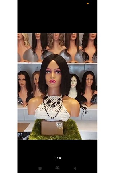 Gerçek Efsane kısa peruk%100 gerçek saç