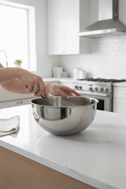 Gökdil 24 cm Steel Mixing Bowl