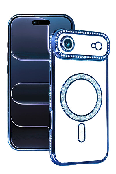 NewFace حافظة LVSQVR لهاتف آيفون 17 إير جوك سيملي ماجنيتيسيف (01354) - أزرق