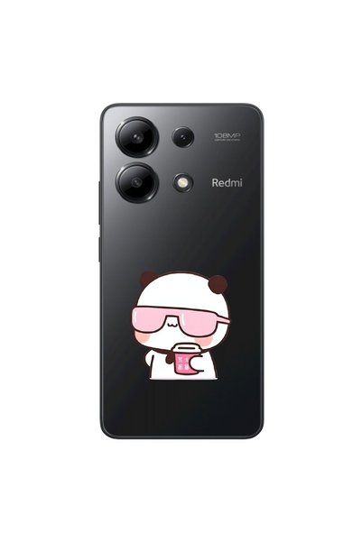 Dali Design حافظة شفافة متوافقة مع هاتف Xiaomi Redmi Note 13 بتصميم Couple Te...
