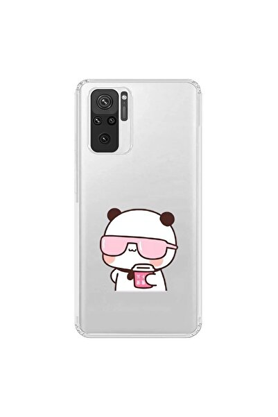 Dali Design حافظة شفافة متوافقة مع هاتف Xiaomi Redmi Note 10 بتصميم زوجي تيدي...