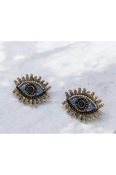 PS ACCESSORİES Steel Eye Earring