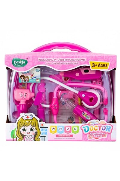 FELİTE IŞIKLI DOKTOR SETİ OYUNCAK KIZ ÇOCUK MESLEK SETİ EVCİLİK SETİ OYUNCAK ...