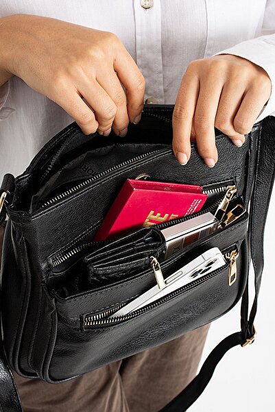 Ayakkabı Fuarı Elit 25Ksnm1399 Women's Shoulder Bag Black
