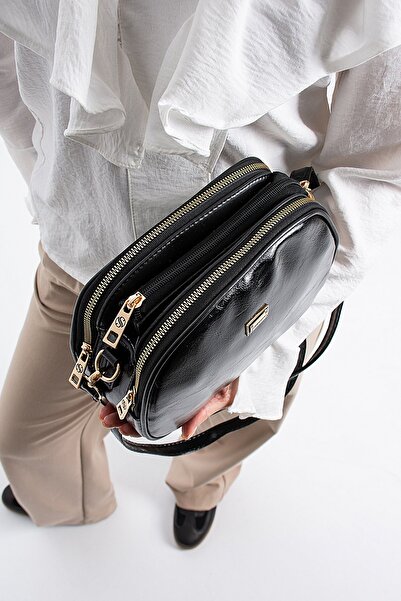 Ayakkabı Fuarı Elit 25Ksnm1435R Women's Shoulder Bag Black