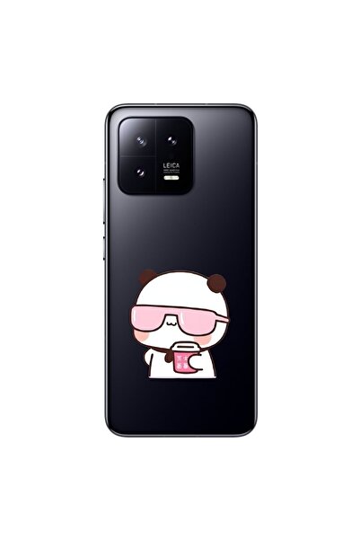 Dali Design حافظة شفافة متوافقة مع هاتف Xiaomi Mi 13 بتصميم زوجي على شكل دمية...