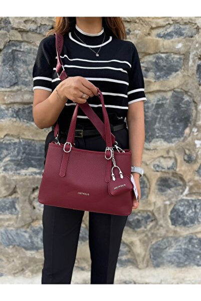 Just Polo Women's New Season Large Size Soft Leather Luxury Hand & Shoulder Bag Shopper