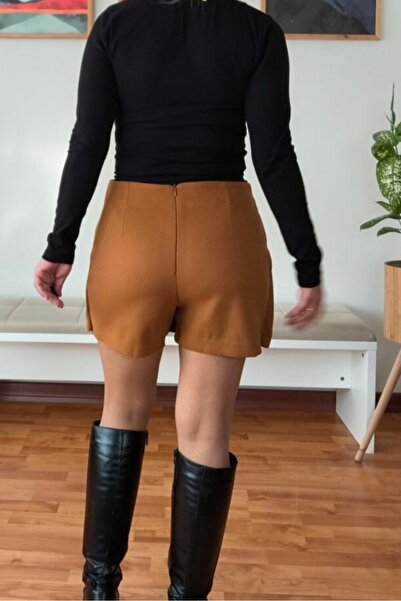 MADAMMERY Kaşe Short Skirt Oversized Wide Fit