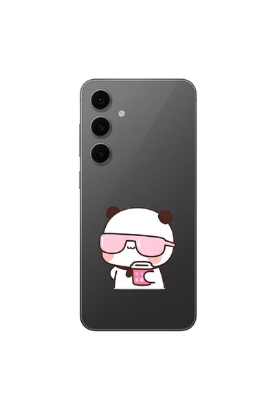 Dali Design حافظة شفافة متوافقة مع هاتف سامسونج جالاكسي S24 FE بتصميم زوجي تي...