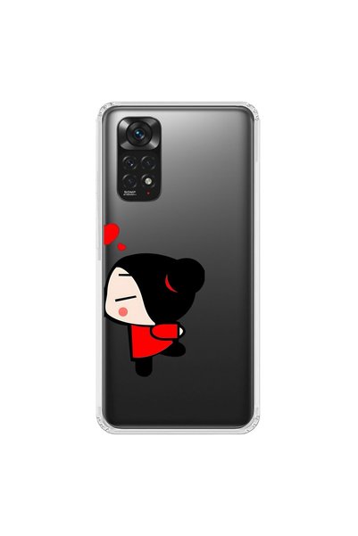 Dali Design حافظة شفافة متوافقة مع هاتف Xiaomi Redmi Note 11 بتصميم Couple Ga...
