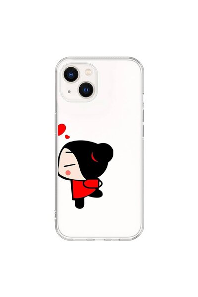 Dali Design iPhone 14 Compatible Transparent Case Couple Garry 2 Designs