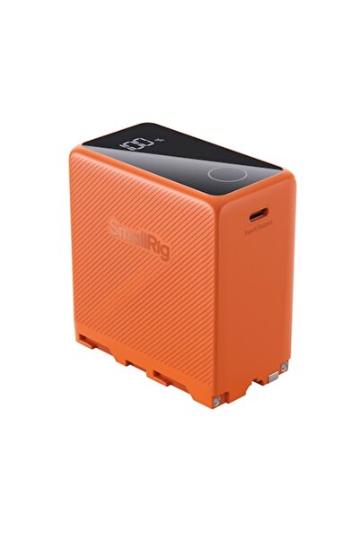 AcarFilm Baterie reîncărcabilă SmallRig 4576 (compatibilă cu Sony NP-F970), 10500mAh, USB-C, portocaliu