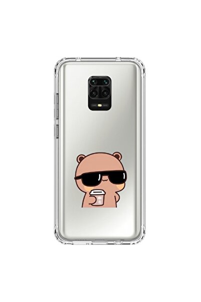 Dali Design Xiaomi Redmi Note 9 Pro Compatible Transparent Case Couple Teddy ...