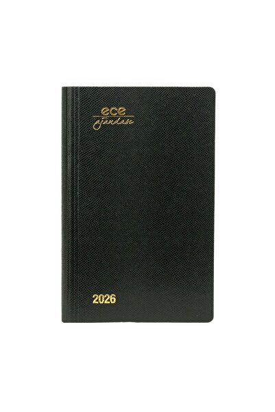 Ece AJANDASI AKÇAY 2026 Yeşil - Günlük Çizgili 12x18