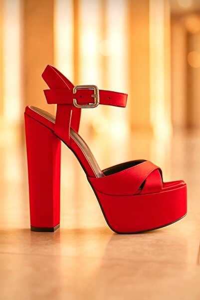 E&L Company 16,5cm Kırmızı saten, muazzam işçilik.