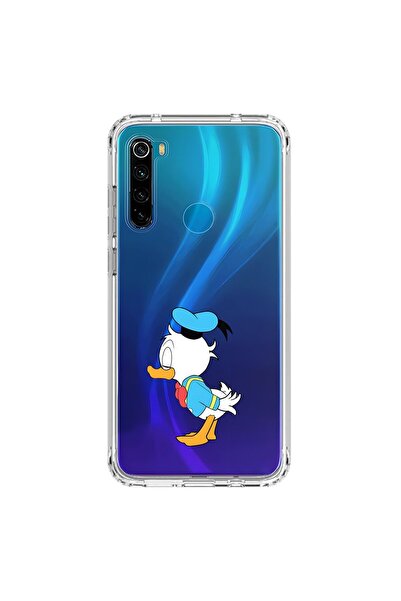 Dali Design حافظة شفافة متوافقة مع هاتف Xiaomi Redmi Note 8 بتصميم Couple Duck 2