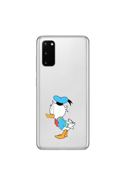 Dali Design حافظة شفافة متوافقة مع هاتف سامسونج جالاكسي S20 بتصميم Couple Duck 2