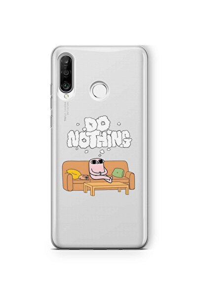 FLAMENKO حافظة هاتف شفافة متوافقة مع هاتف Huawei P30 Lite