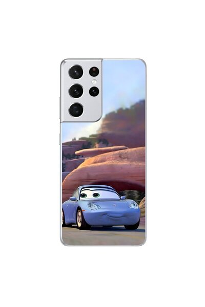 Dali Design حافظة شفافة متوافقة مع هاتف سامسونج جالاكسي S21 الترا بتصميم زوجي...